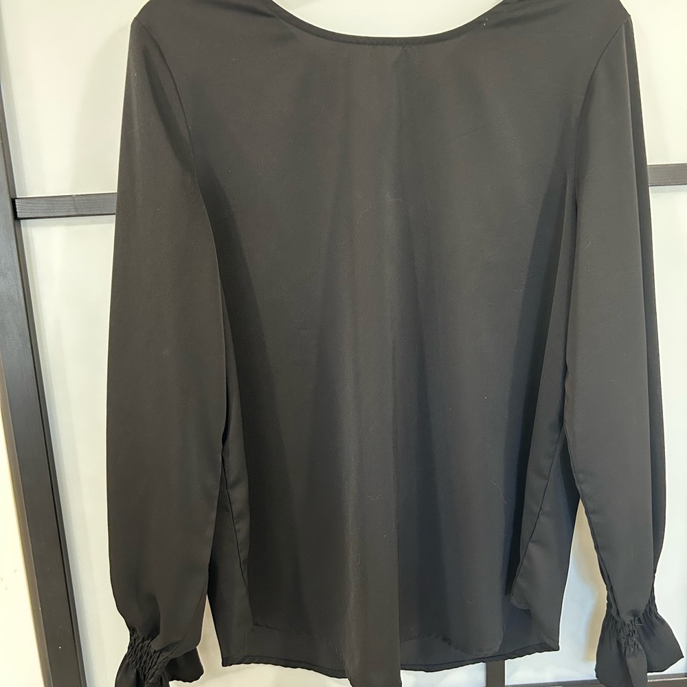 Amazon Essentials Elegant Black Blouse